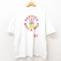 ヘインズ 90s 半袖Tシャツ スマイル ホワイト XL | 古着