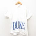 90s 半袖Tシャツ DUKE ホワイト L | 古着