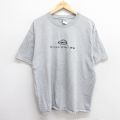 00s 半袖Tシャツ サメ刺繍 グレー XL | 古着