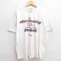 00s 半袖Tシャツ チアリーディング 生成り XL | 古着