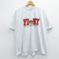 フルーツオブザルーム 90s 半袖Tシャツ FDNY グレー XL | 古着