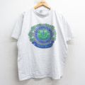 90s 半袖Tシャツ ノートルダムアカデミー グレー XL | 古着