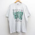 90s 半袖Tシャツ ロケットハイスクール グレー XL | 古着