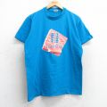 80s 半袖Tシャツ Interleaf ライトブルー L | 古着