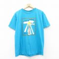 00s 半袖Tシャツ 天国 ライトブルー L | 古着