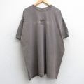 90s 半袖Tシャツ ワカミ湖 ブラウン XL | 古着