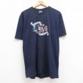 00s 半袖Tシャツ USAロゴ ネイビー L | 古着