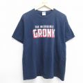 00s 半袖Tシャツ GRONK 87 ネイビー L | 古着