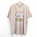 90s 半袖Tシャツ 星条旗 ベージュ L | 古着