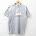 ヘインズ 00s 半袖Tシャツ 船 グレー XL | 古着