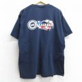 90s 半袖Tシャツ UAW ネイビー XL | 古着