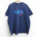 00s 半袖Tシャツ アイランド ネイビー XL | 古着