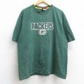 00s 半袖Tシャツ グリーンベイパッカーズ グリーン XL | 古着