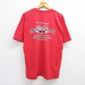 00s 半袖Tシャツ クマレストラン レッド XL | 古着