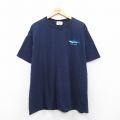 90s 半袖Tシャツ 魚 ネイビー XL | 古着