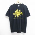 フルーツオブザルーム 00s 半袖Tシャツ ペイントボール ブラック XL | 古着