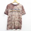00s 半袖Tシャツ クマ ブラウンタイダイ L | 古着