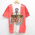 90s 半袖Tシャツ ラクロス レッドタイダイ XL | 古着