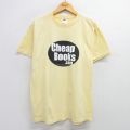 フルーツオブザルーム 00s 半袖Tシャツ Cheap Books イエロー L | 古着