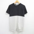 00s 半袖Tシャツ モックネック ブラック L | 古着