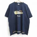 00s 半袖Tシャツ ネイビー XL | 古着