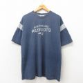 00s 半袖Tシャツ ニューイングランドペイトリオッツ ネイビー XL | 古着