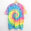 00s 半袖Tシャツ アリゾナ イエロータイダイ L | 古着