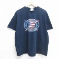 00s 半袖Tシャツ ベースボール ネイビー XL | 古着
