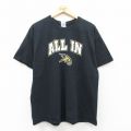 00s 半袖Tシャツ ALL IN ブラック XL | 古着