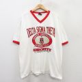 90s 半袖Tシャツ デルタシグマハワードカレッジ ホワイト XL | 古着
