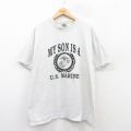 ヘインズ 00s 半袖Tシャツ USマリン グレー XL | 古着