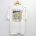 90s 半袖Tシャツ 地図 ホワイト XL | 古着