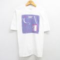 00s 半袖Tシャツ 月 ホワイト XL | 古着