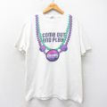 00s 半袖Tシャツ Harrashs ホワイト L | 古着