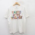 アイスクリーム 90s 半袖Tシャツ 花 ホワイト XL | 古着