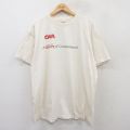 90s 半袖Tシャツ CNA Century 生成り XL | 古着