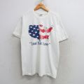 00s 半袖Tシャツ 星条旗 ホワイト L | 古着