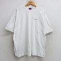 チャンピオン 00s 半袖Tシャツ ワンポイントロゴ ホワイト XL | 古着