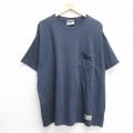 ラッセル 00s 半袖Tシャツ 胸ポケット付き ネイビー XL | 古着