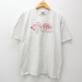 オニータ 90s 半袖Tシャツ バラ刺繍 グレー XL | 古着