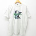 フルーツオブザルーム 90s 半袖Tシャツ ミネソタ鳥 グレー XL | 古着