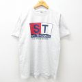 90s 半袖Tシャツ セントトーマス グレー霜降り XL | 古着