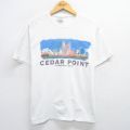 ヘインズ 00s 半袖Tシャツ シダーポイント ホワイト M | 古着