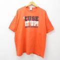 00s 半袖Tシャツ シラキュースバスケットボール オレンジ XL | 古着