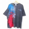 00s 半袖Tシャツ 星条旗 ブラック XL | 古着