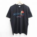 00s 半袖Tシャツ AQUARUS ブラック L | 古着
