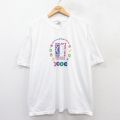 ヘインズ 00s 半袖Tシャツ 月太陽 ホワイト XL | 古着