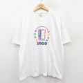 ヘインズ 00s 半袖Tシャツ 月太陽 ホワイト XL | 古着