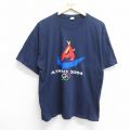 00s 半袖Tシャツ アテネオリンピック ネイビー L | 古着