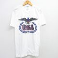 00s 半袖Tシャツ USAロゴ ホワイト XL | 古着